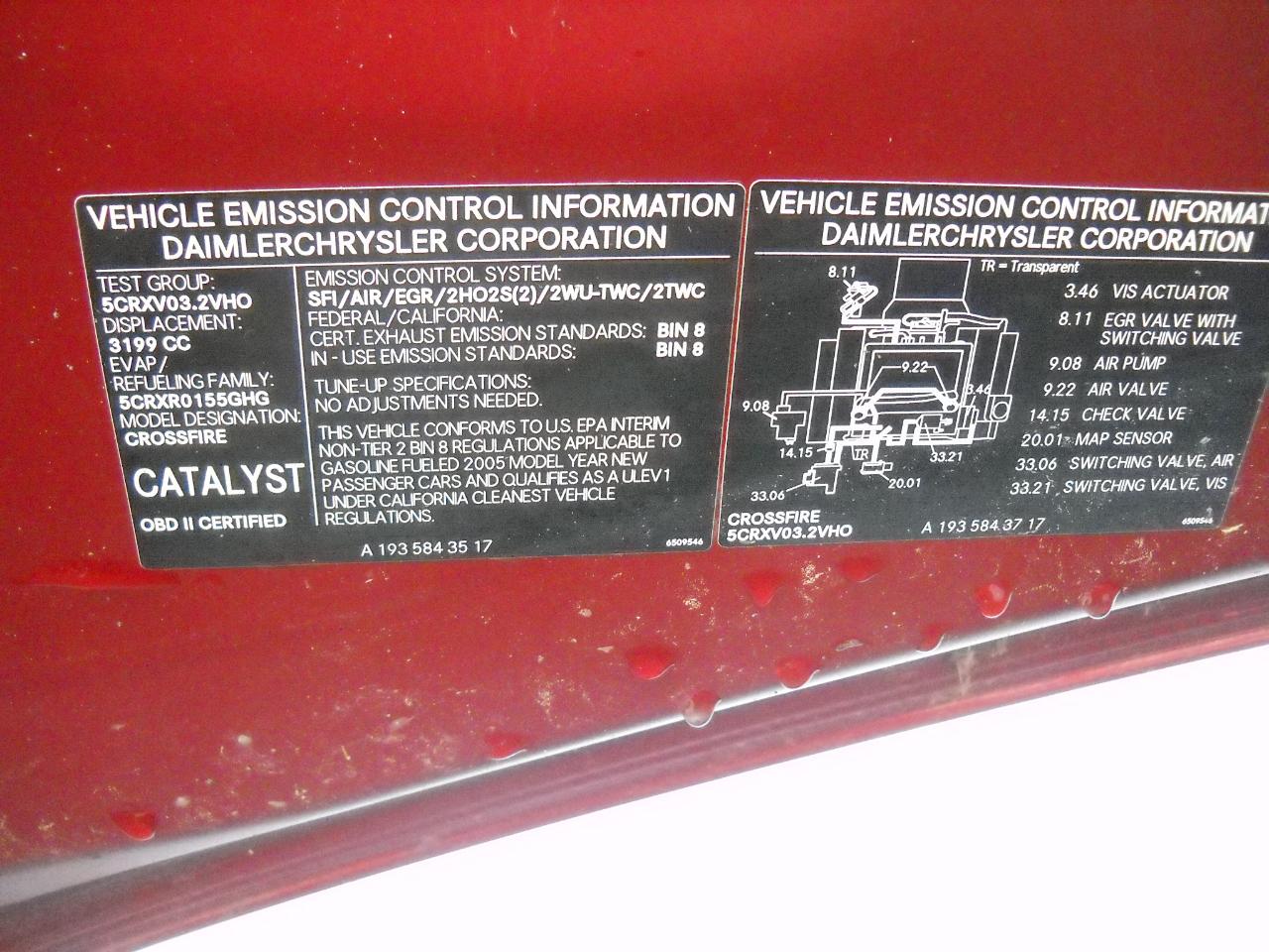 Chrysler Crossfire  2005