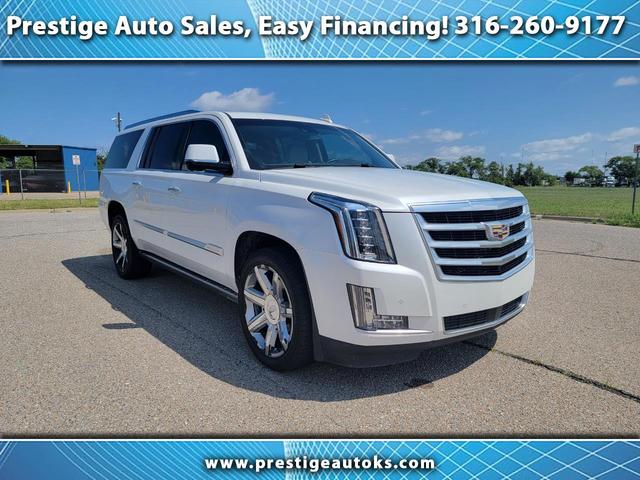 White 2016 Cadillac Escalade ESV Premium 4WD SUV / Crossover Four-Wheel Drive Automatic