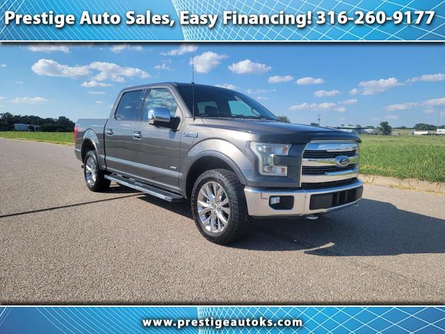 Gray 2016 Ford F-150 Pickup Truck Four-Wheel Drive Automatic