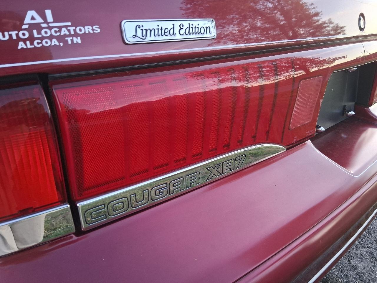 Mercury Cougar 2dr Sedan XR7 1995