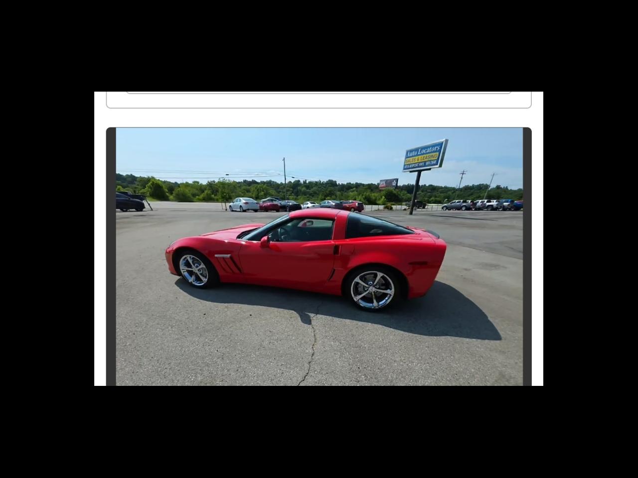 2010 Chevrolet Corvette 2dr Cpe Z16 Grand Sport w/1LT