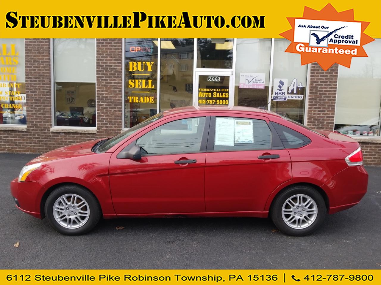 Used 2010 Ford Focus SE Sedan for Sale in Robinson Township PA 15136