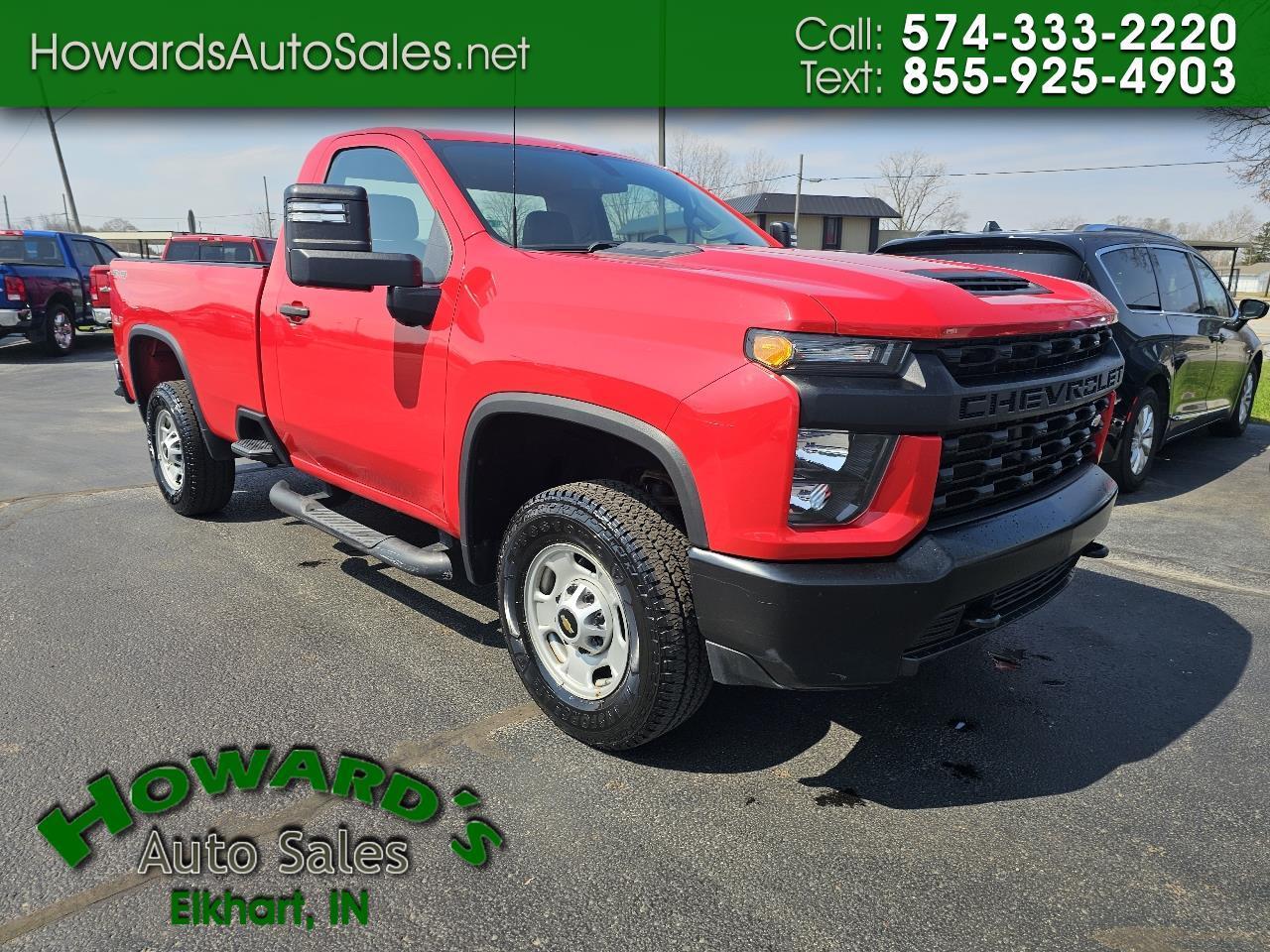 2020 Chevrolet Silverado 2500HD Work Truck Regular Cab 4WD