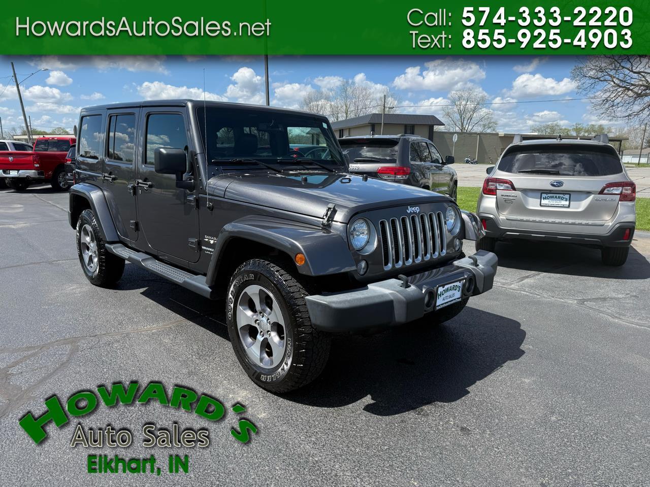 2018 Jeep Wrangler JK Unlimited Sahara 4WD