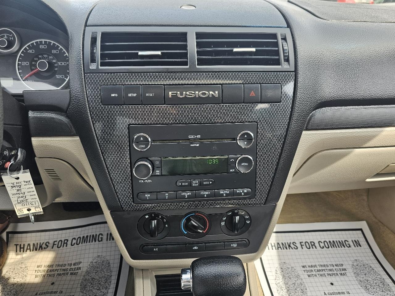 Ford Fusion I4 SE 2009