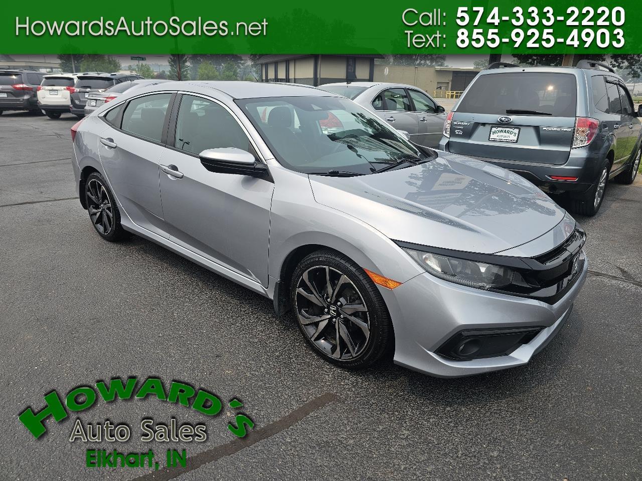 Honda Civic EX Honda Sensing Sedan CVT 2019