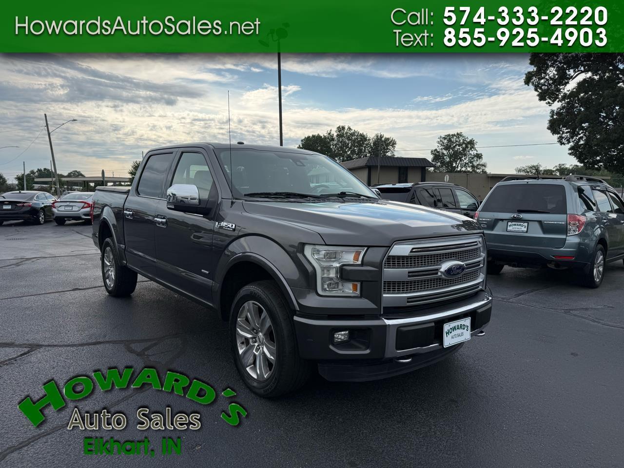 2015 Ford F-150 Platinum SuperCrew 5.5-ft. Bed 4WD