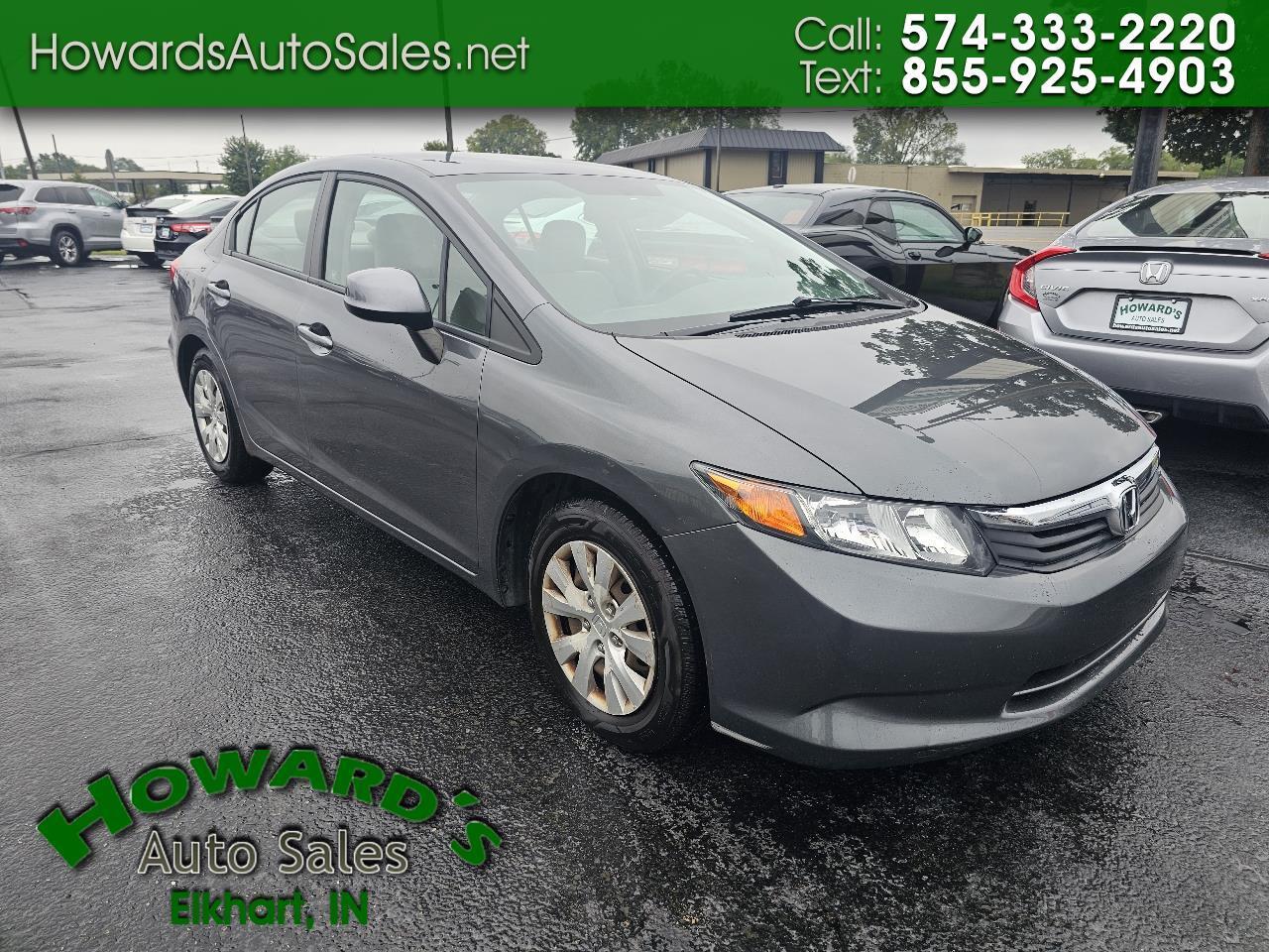 Honda Civic 4dr Sedan LX Auto 2012