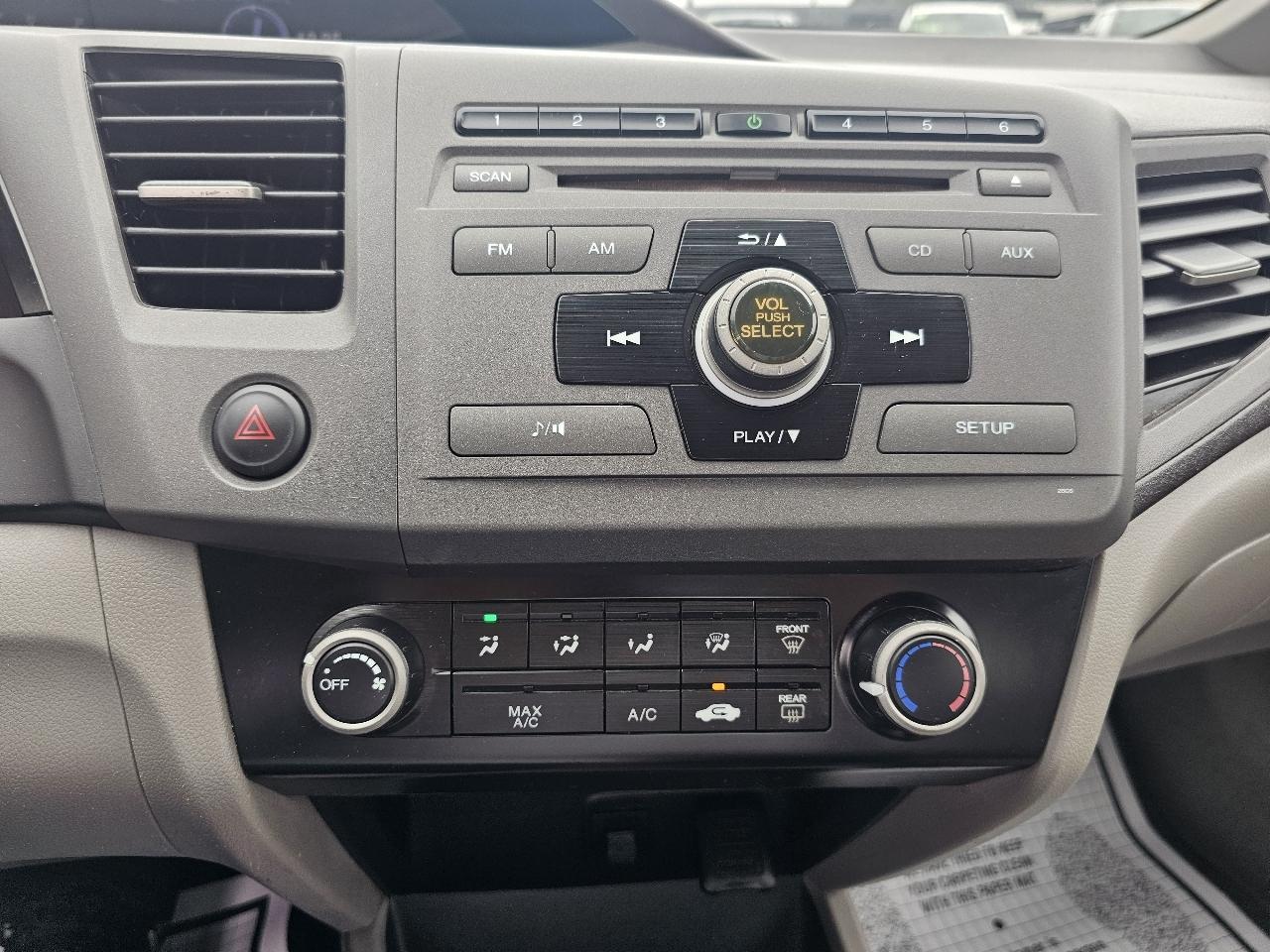 Honda Civic 4dr Sedan LX Auto 2012