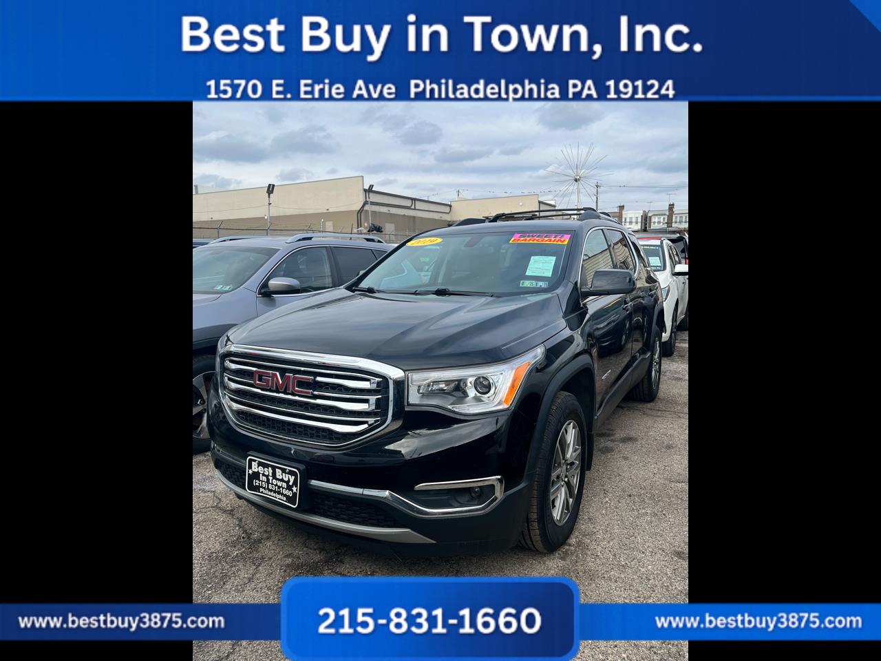 2019 GMC Acadia SLE-2 Sport Utility 4D