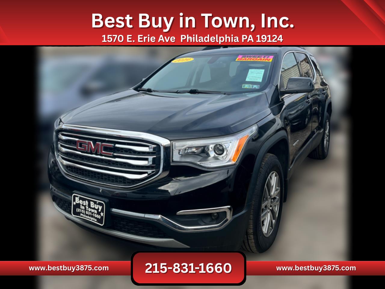 2019 GMC Acadia SLE-2 AWD