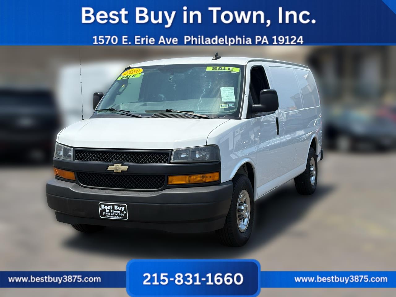 2020 Chevrolet Express Cargo Van Regular Van 3D