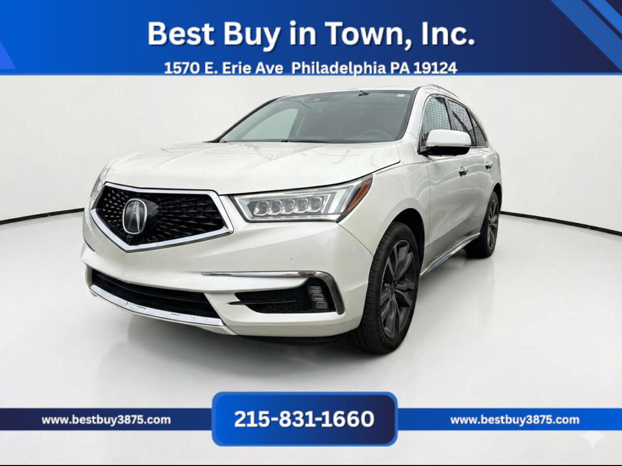 2019 Acura MDX SH-AWD w/Advance Pkg Sport Utility 4D