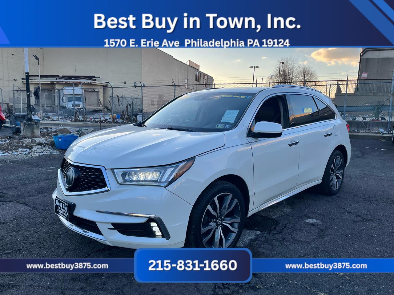2019 Acura MDX SH-AWD w/Advance Pkg Sport Utility 4D