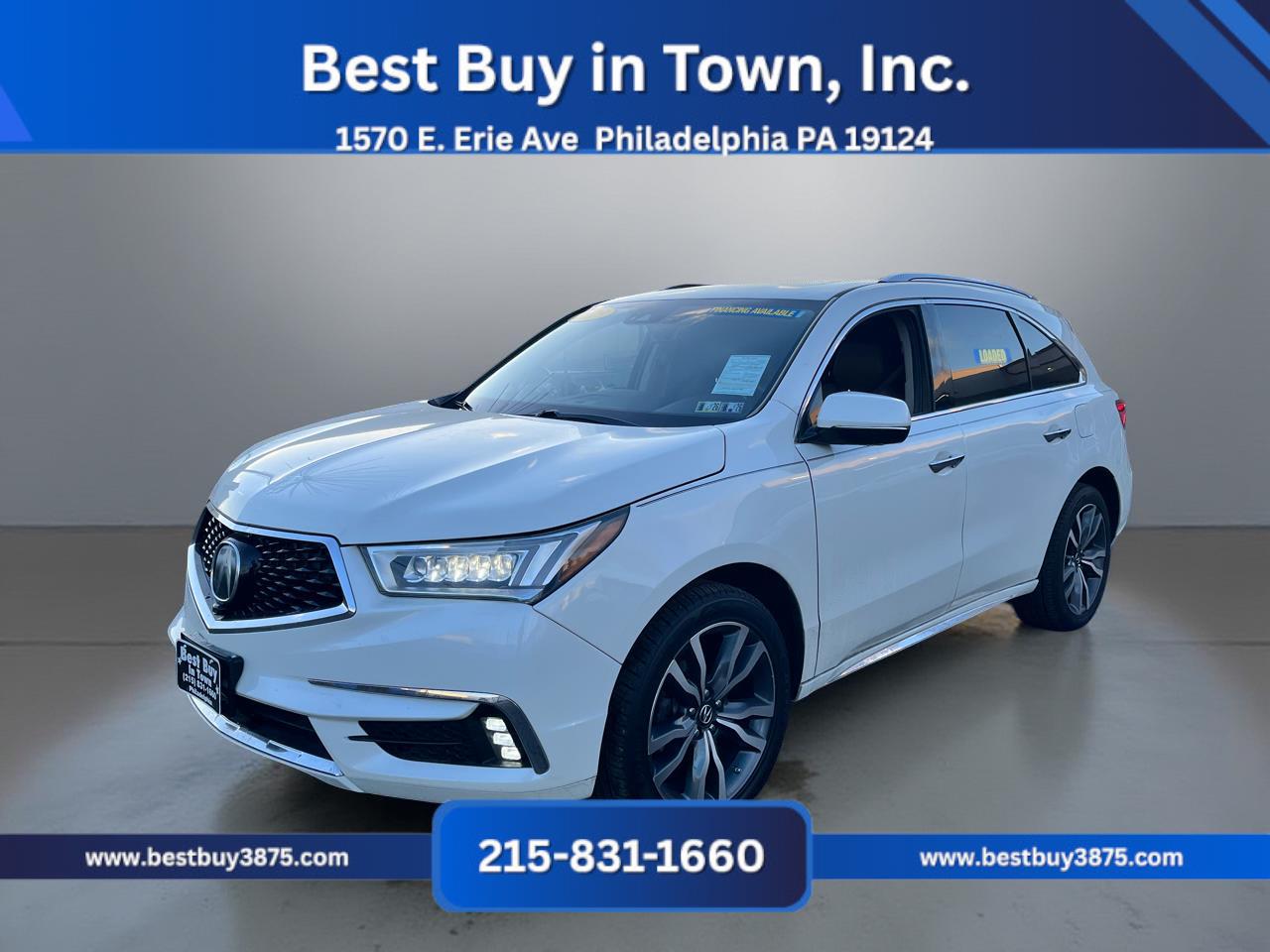 2019 Acura MDX SH-AWD w/Advance Pkg Sport Utility 4D