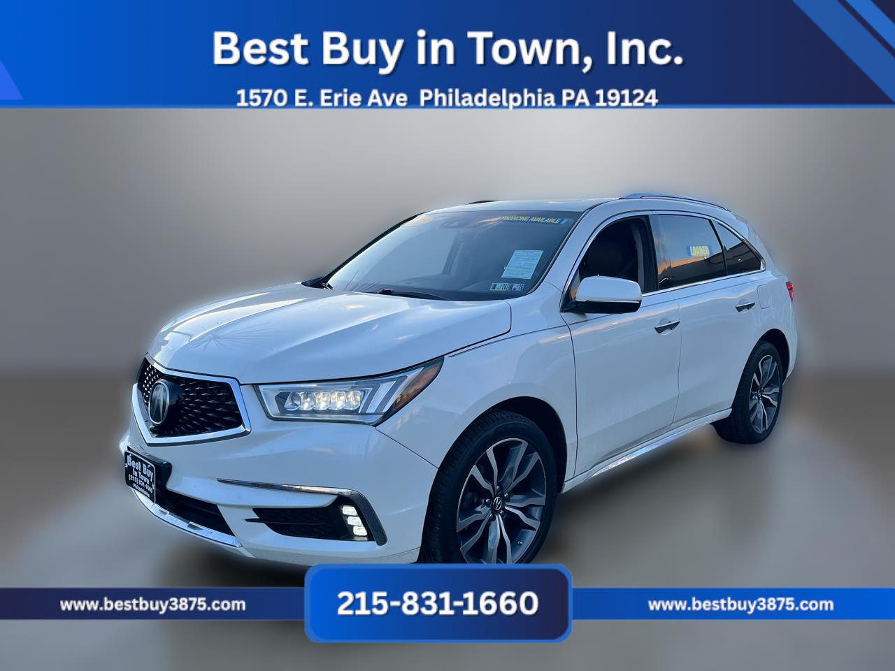 2019 Acura MDX SH-AWD w/Advance Pkg Sport Utility 4D