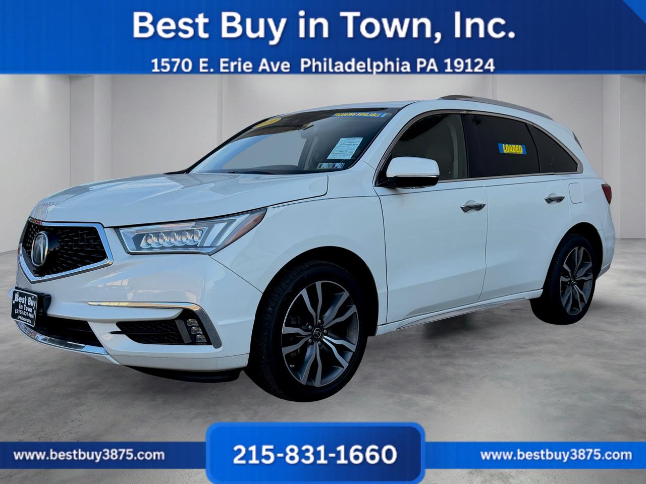 2019 Acura MDX SH-AWD w/Advance Pkg Sport Utility 4D