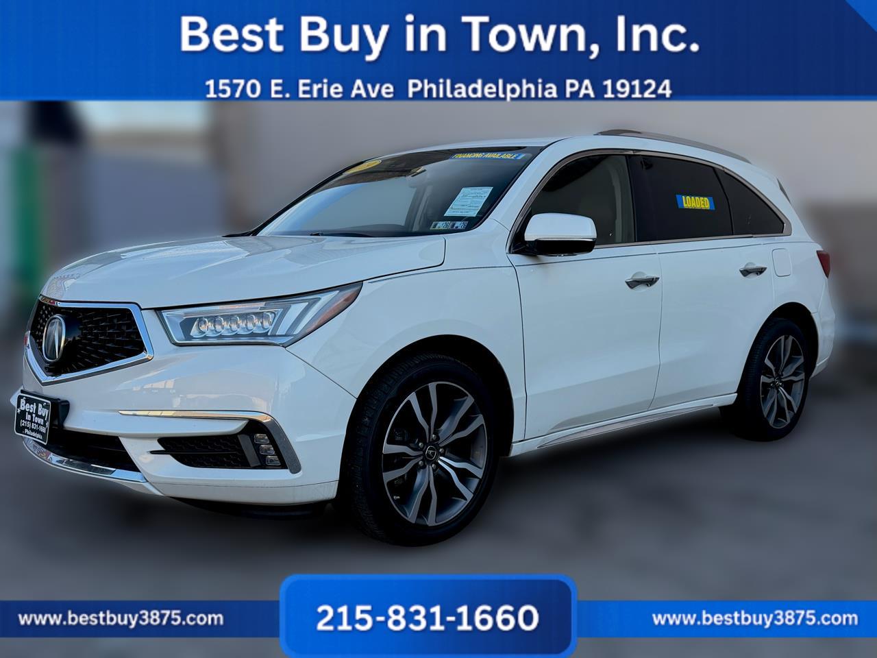 2019 Acura MDX SH-AWD w/Advance Pkg Sport Utility 4D