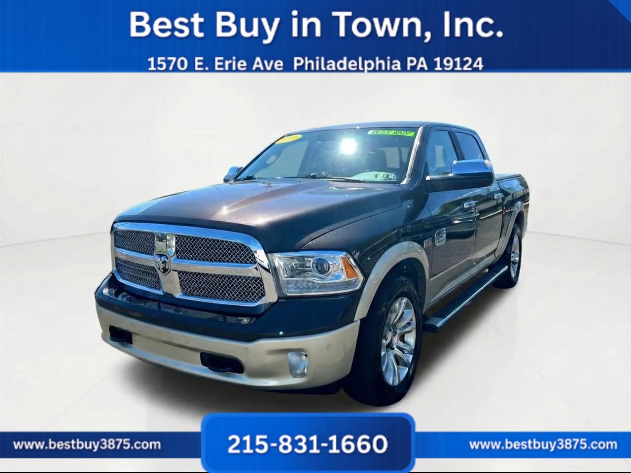 2017 RAM 1500 Laramie Longhorn Pickup 4D 5 1/2 ft