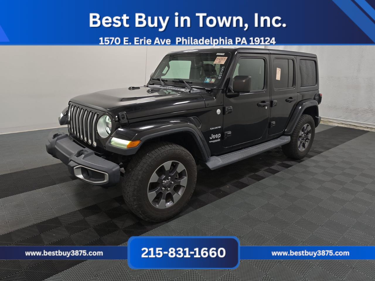 2018 Jeep Wrangler Unlimited All New Sahara Sport Utility 4D