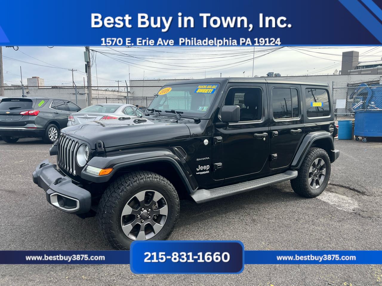 2018 Jeep Wrangler Unlimited All New Sahara Sport Utility 4D