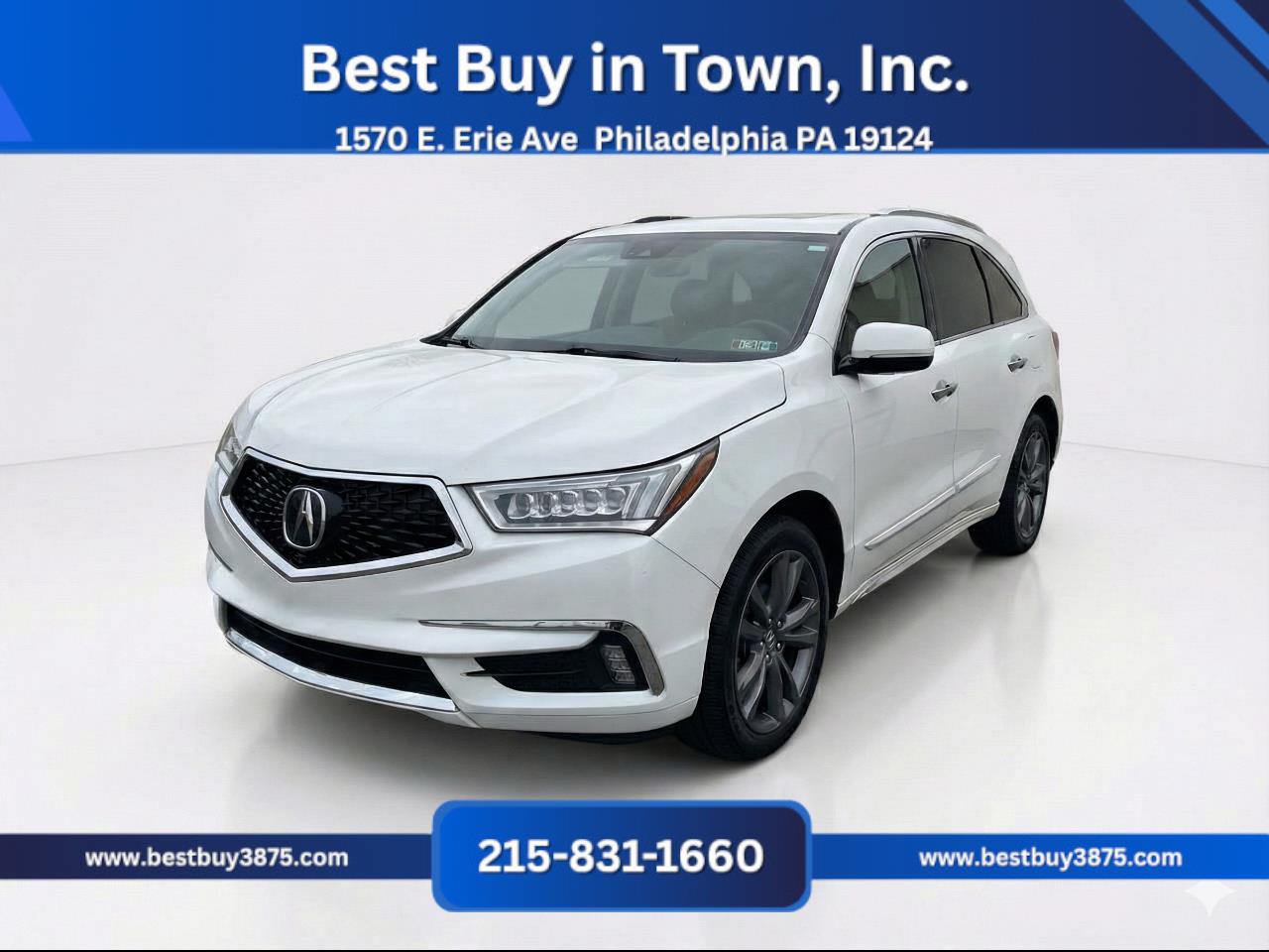 2019 Acura MDX SH-AWD w/Advance Pkg Sport Utility 4D