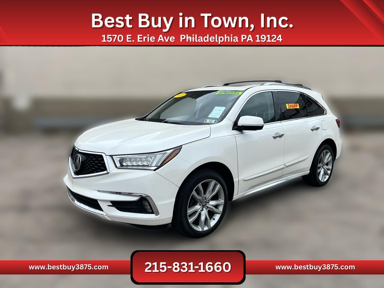 2019 Acura MDX SH-AWD w/Advance Pkg Sport Utility 4D