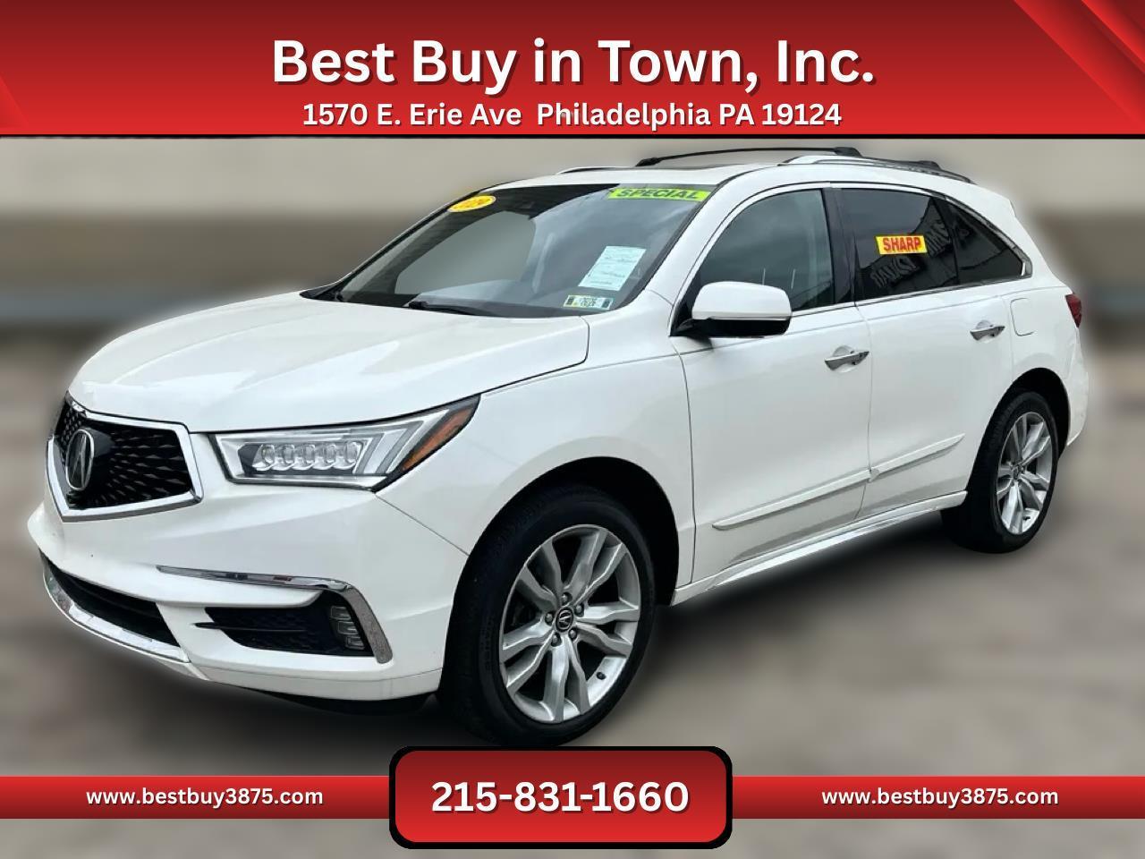 2019 Acura MDX SH-AWD w/Advance Pkg Sport Utility 4D