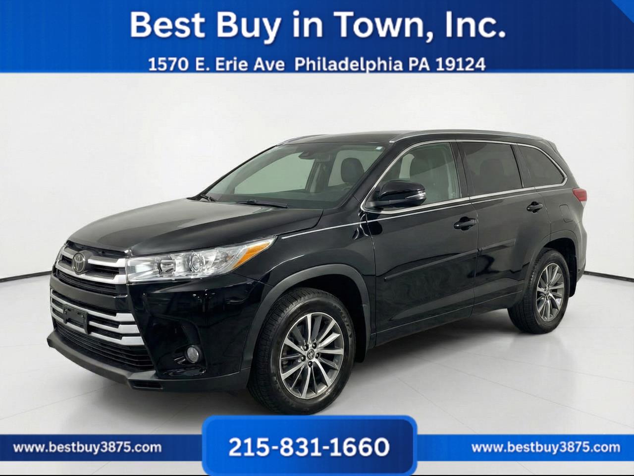 2019 Toyota Highlander XLE Sport Utility 4D