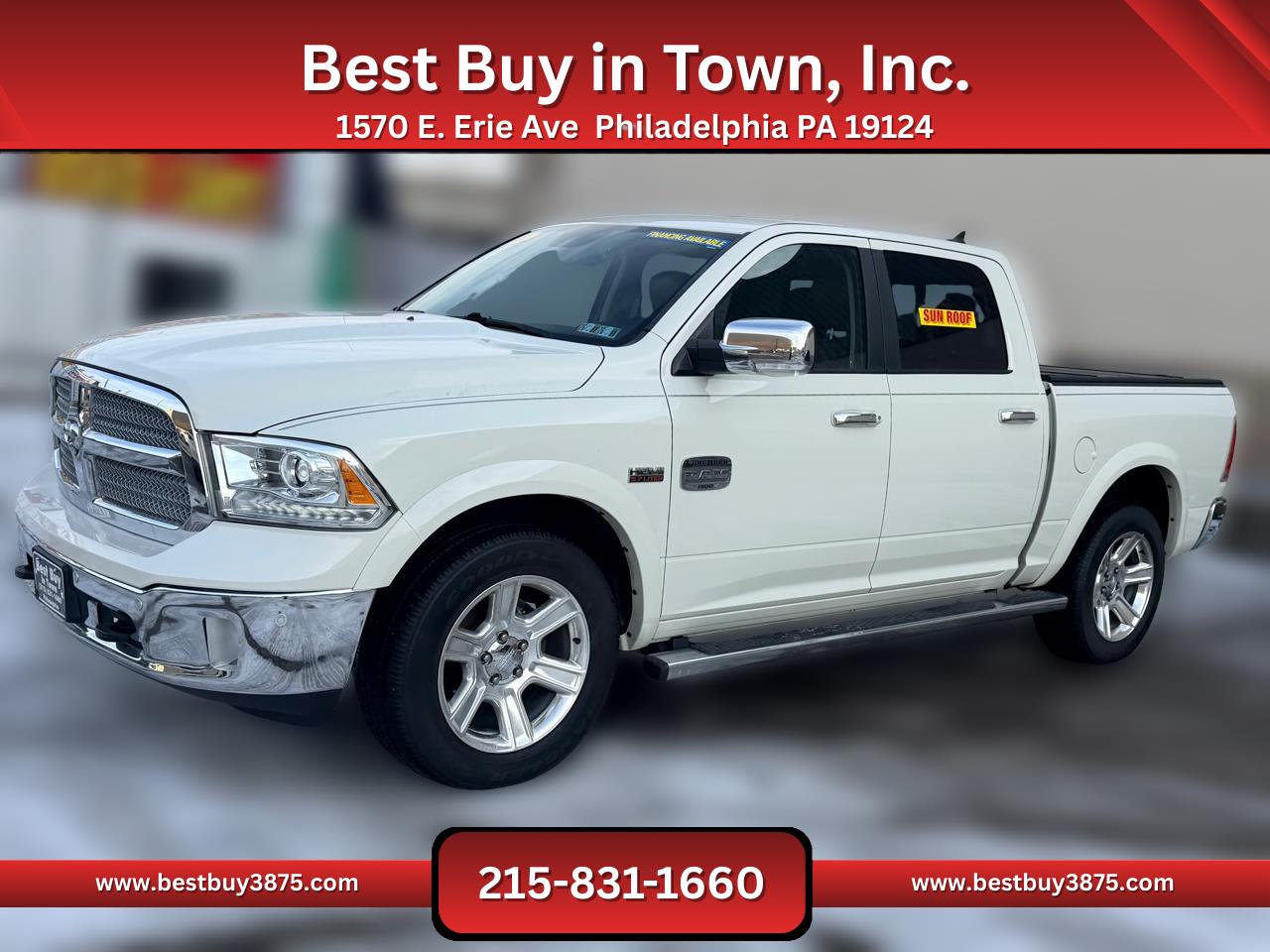 2016 RAM 1500 Laramie Longhorn Pickup 4D 5 1/2 ft