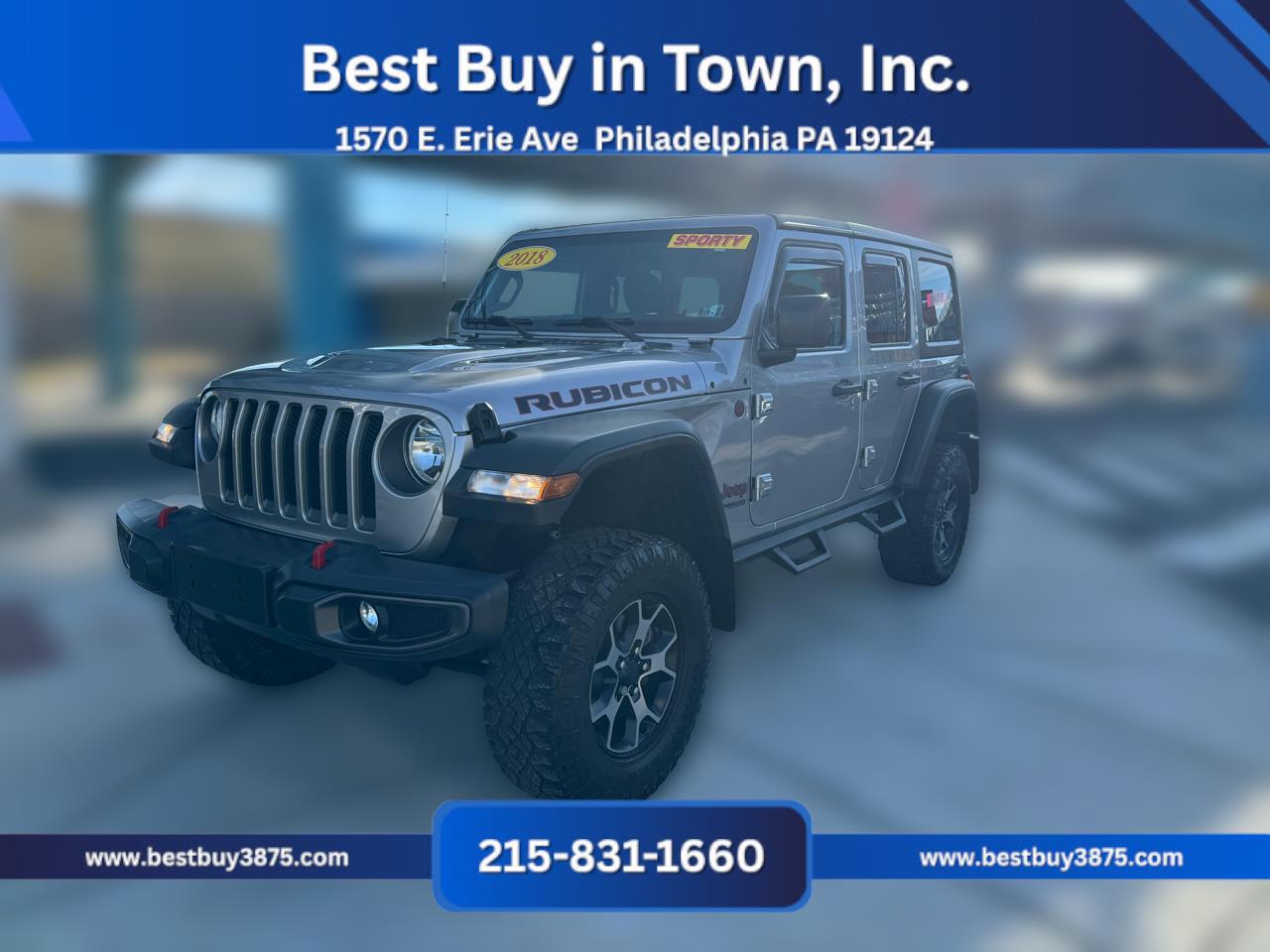 2018 Jeep Wrangler Unlimited All New Rubicon Sport Utility 4D