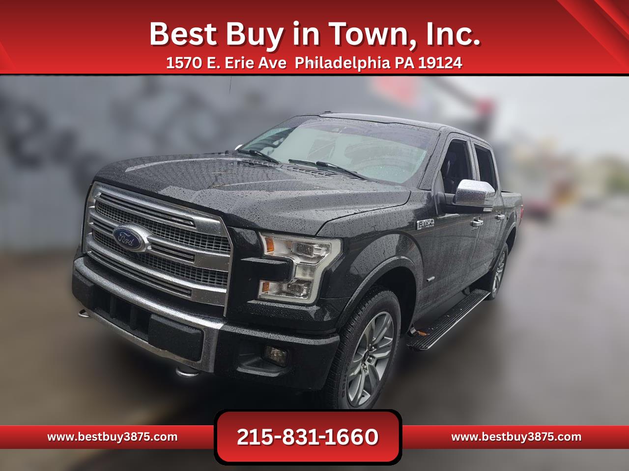 2016 Ford F-150 Platinum Pickup 4D 5 1/2 ft