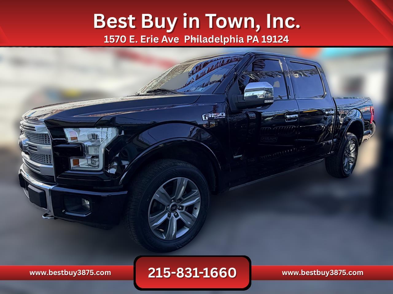2016 Ford F-150 Platinum Pickup 4D 5 1/2 ft