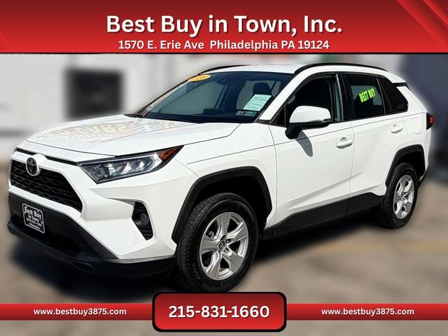 White 2020 Toyota RAV4 XLE FWD SUV / Crossover Front-Wheel Drive 8-Speed Dual Clutch