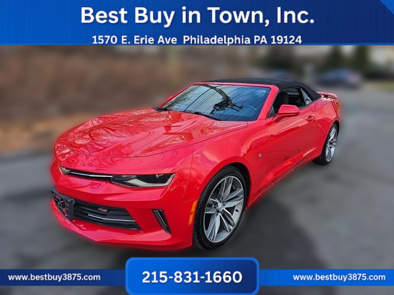2018 Chevrolet Camaro LT Convertible 2D