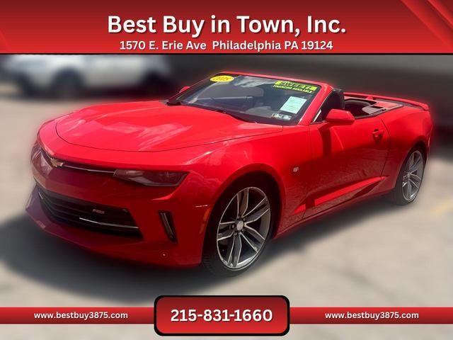 Red 2018 Chevrolet Camaro 1LT Convertible RWD Convertible Rear-Wheel Drive 8-Speed Automatic
