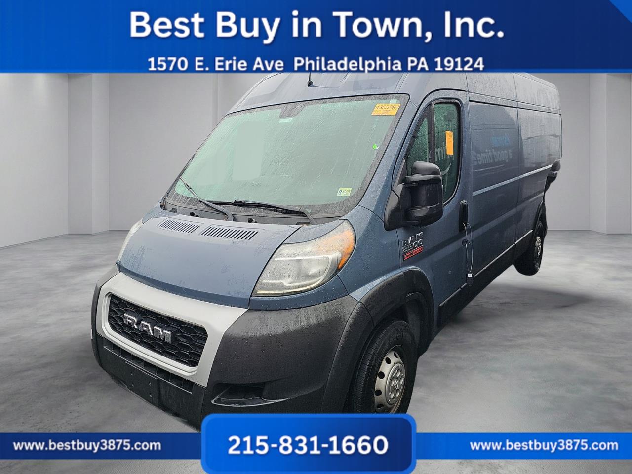 2019 RAM ProMaster Cargo Van 3500 High Roof Extended Van 3D