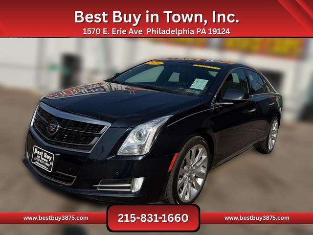 Blue 2014 Cadillac XTS Platinum V-Sport AWD Sedan All-Wheel Drive 6-Speed Automatic