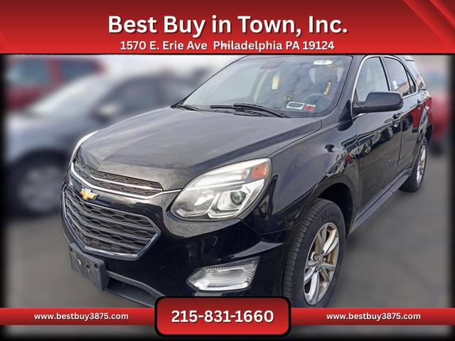Black 2016 Chevrolet Equinox LT FWD SUV / Crossover Front-Wheel Drive 6-Speed Automatic