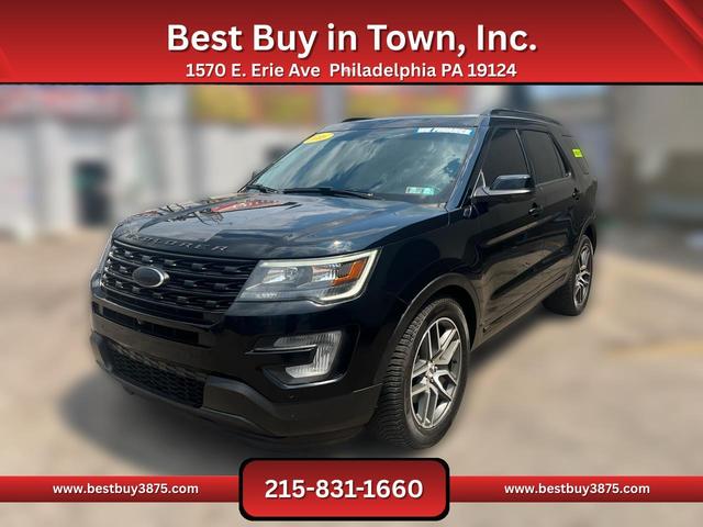 Black 2016 Ford Explorer SUV / Crossover All-Wheel Drive 6-Speed Automatic