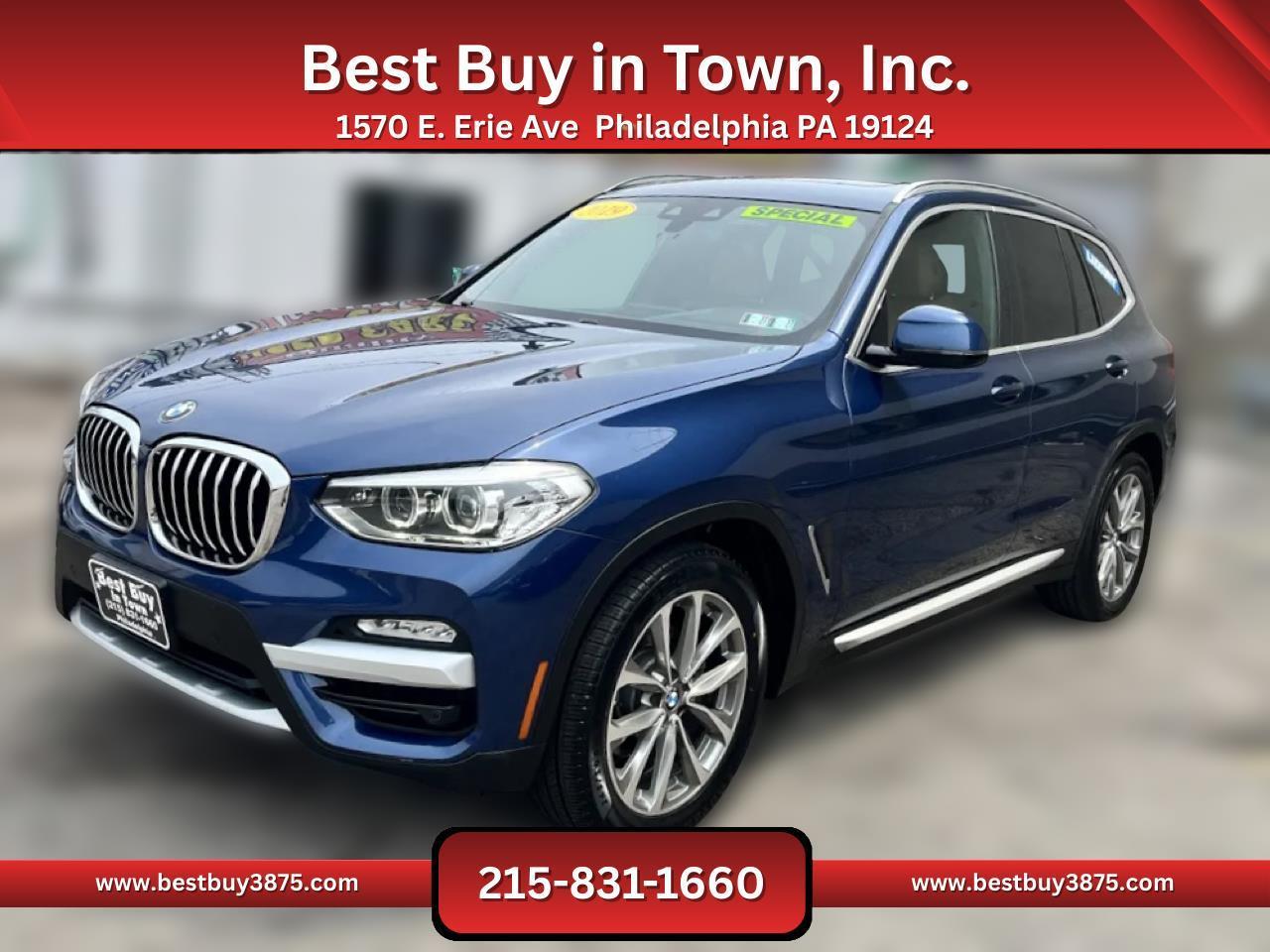 2019 BMW X3 xDrive30i Sport Utility 4D