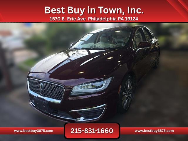 Red (Maroon) 2018 Lincoln MKZ Sedan All-Wheel Drive 6-Speed Automatic