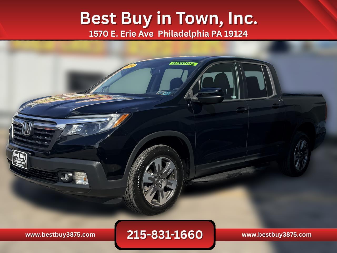 2019 Honda Ridgeline RTL-T Pickup 4D 5 ft