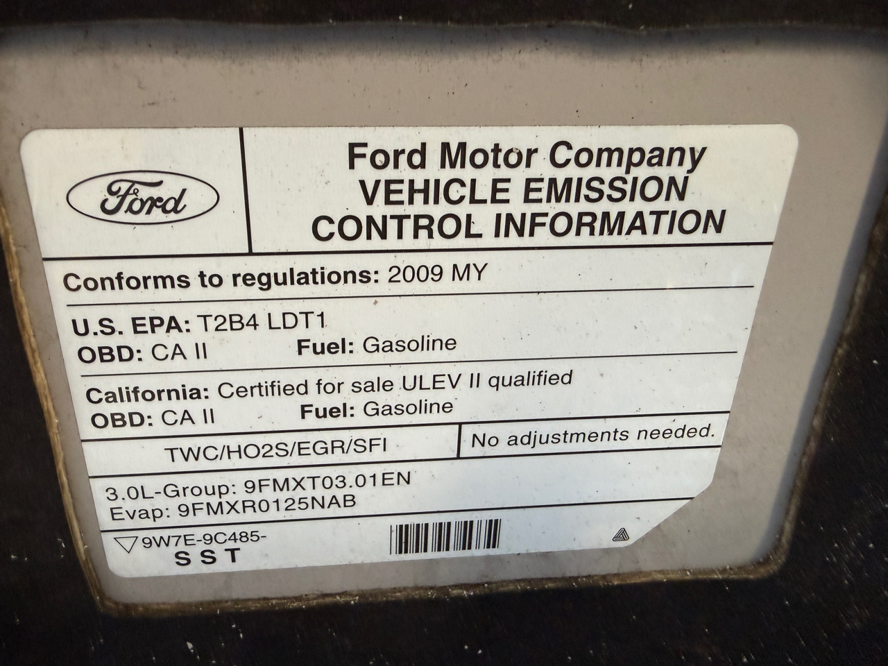 Ford Escape FWD 4dr V6 Auto XLT 2009