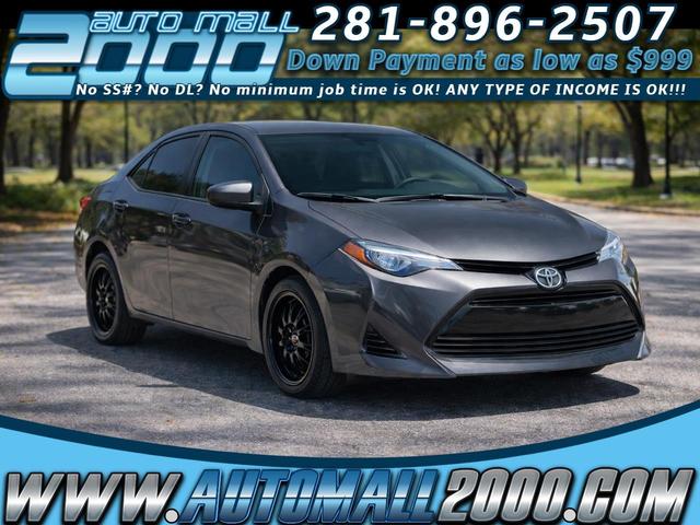 Gray 2017 Toyota Corolla LE Sedan Front-Wheel Drive Automatic