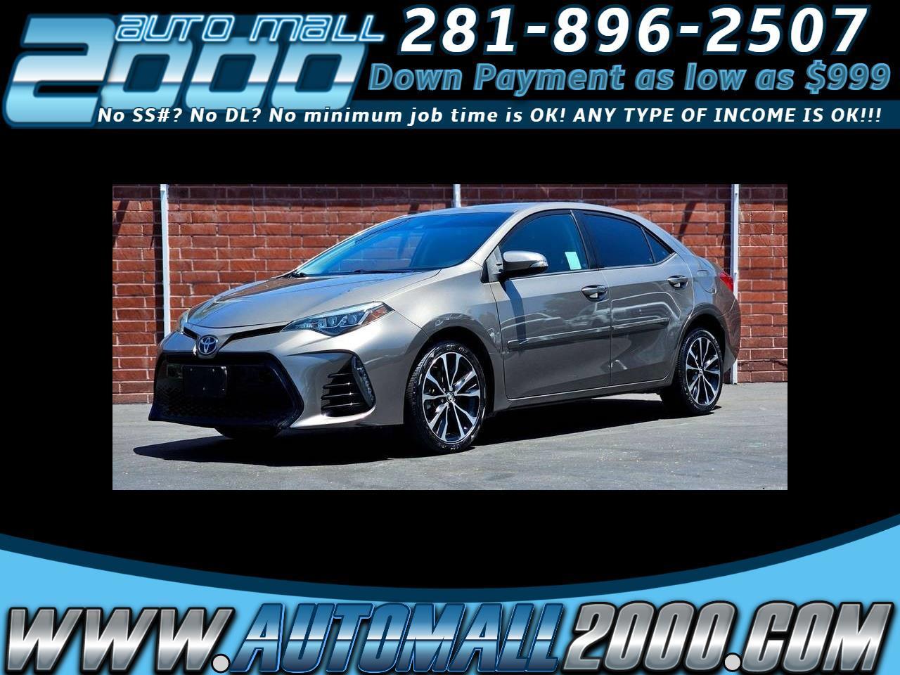 2019 Toyota Corolla SE CVT