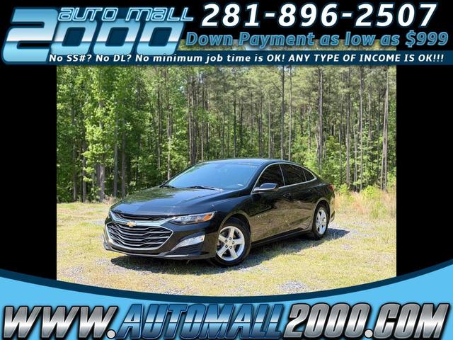 Black 2022 Chevrolet Malibu Sedan Front-Wheel Drive Continuously Variable Transmission
