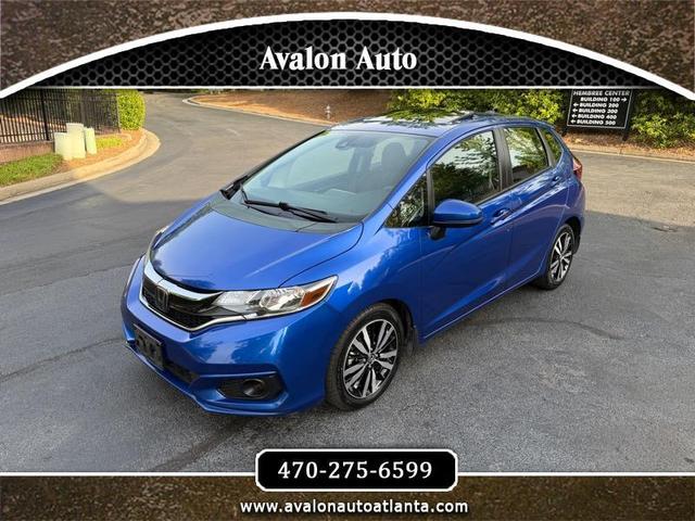 Blue 2018 Honda Fit EX Hatchback Front-Wheel Drive Automatic