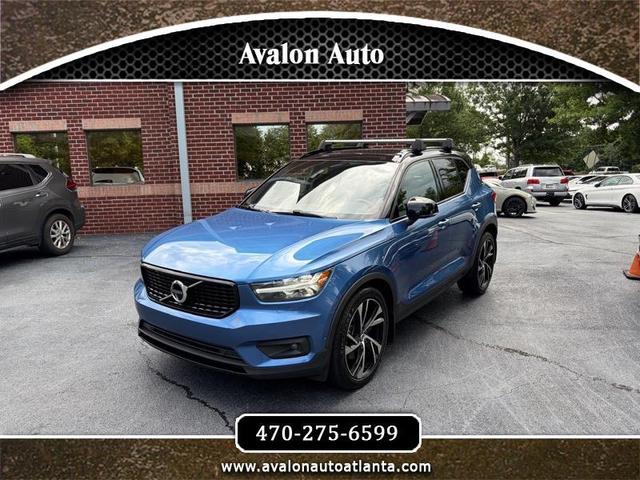 Blue 2021 Volvo XC40 SUV / Crossover All-Wheel Drive Automatic
