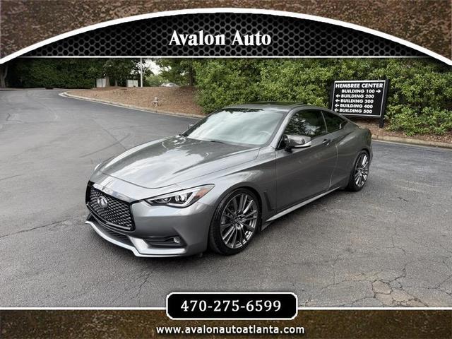 Gray 2017 INFINITI Q60 Coupe Rear-Wheel Drive Automatic